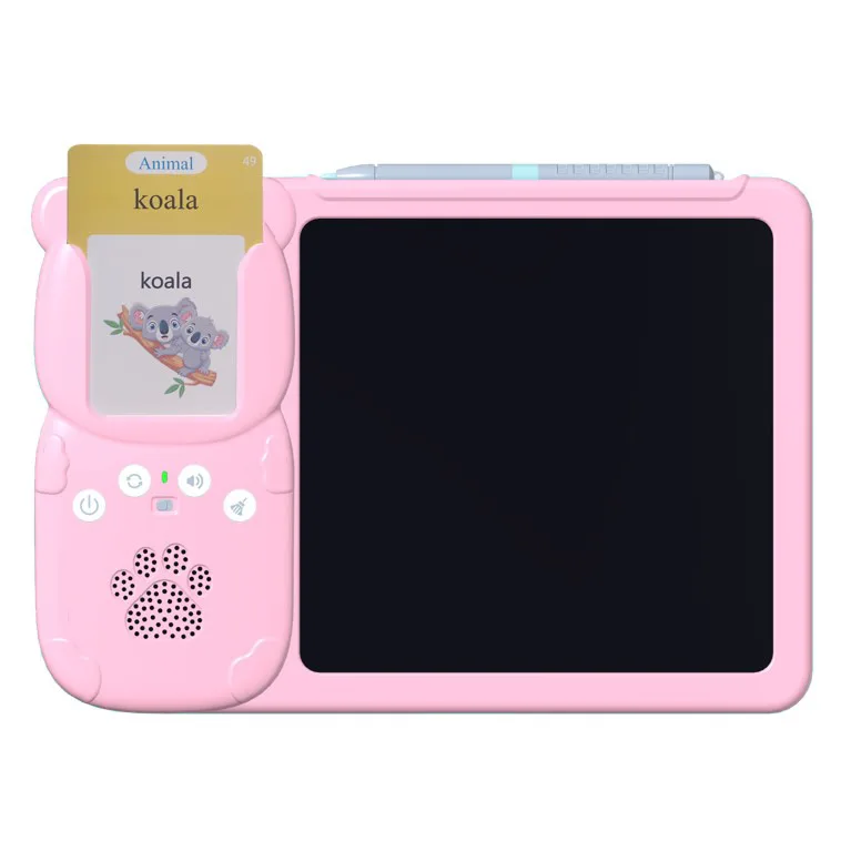 Talking Flash Cards LCD Writing Tablet Board Pad Toy Learning Education Preschool Montessori Speech Therapy Autism Toys for Kid 6