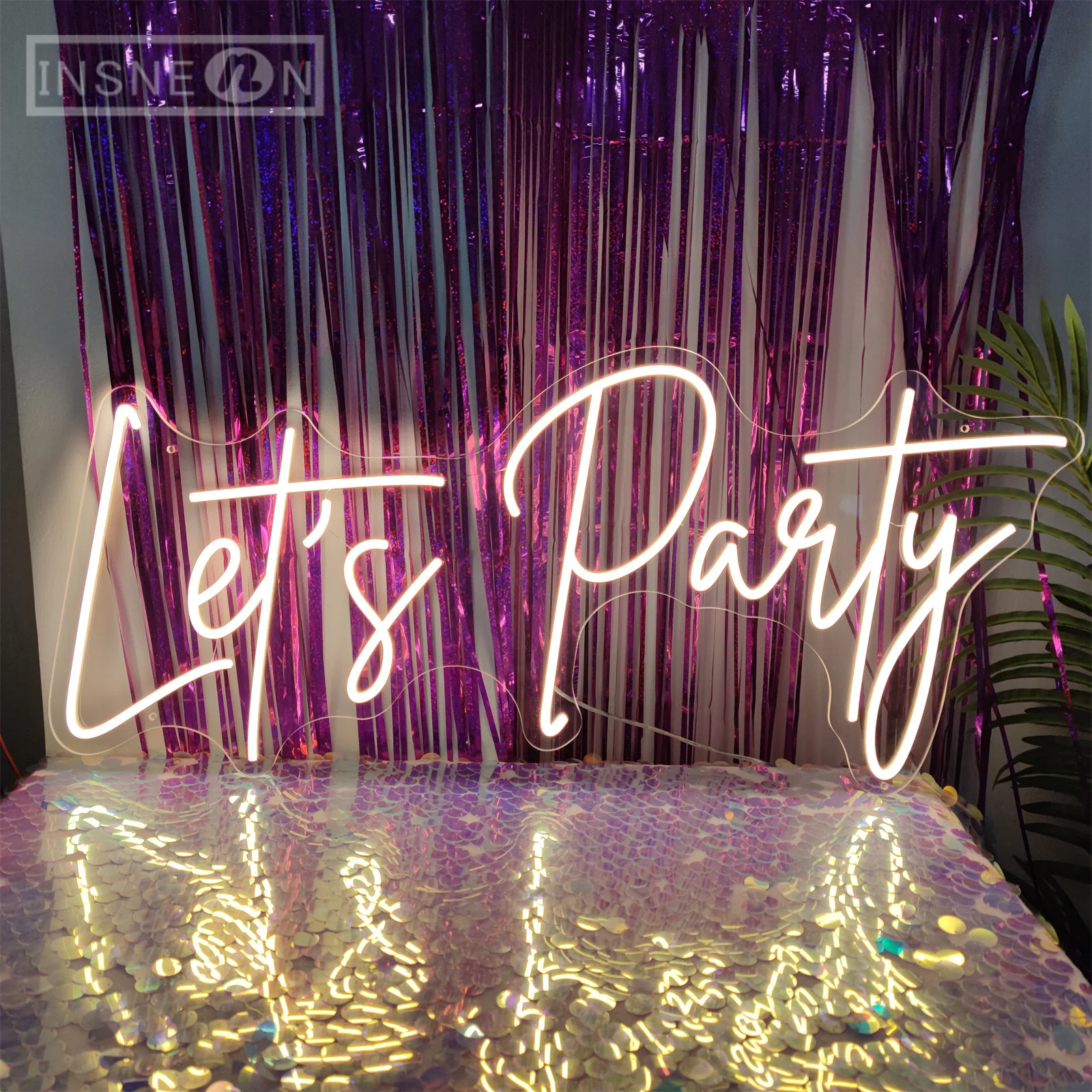 レッツパーティー　lets party 宴会　LEDネオンサイン　クリスマス会 レッツパーティーlets party 宴会LEDネオンサインクリスマス会