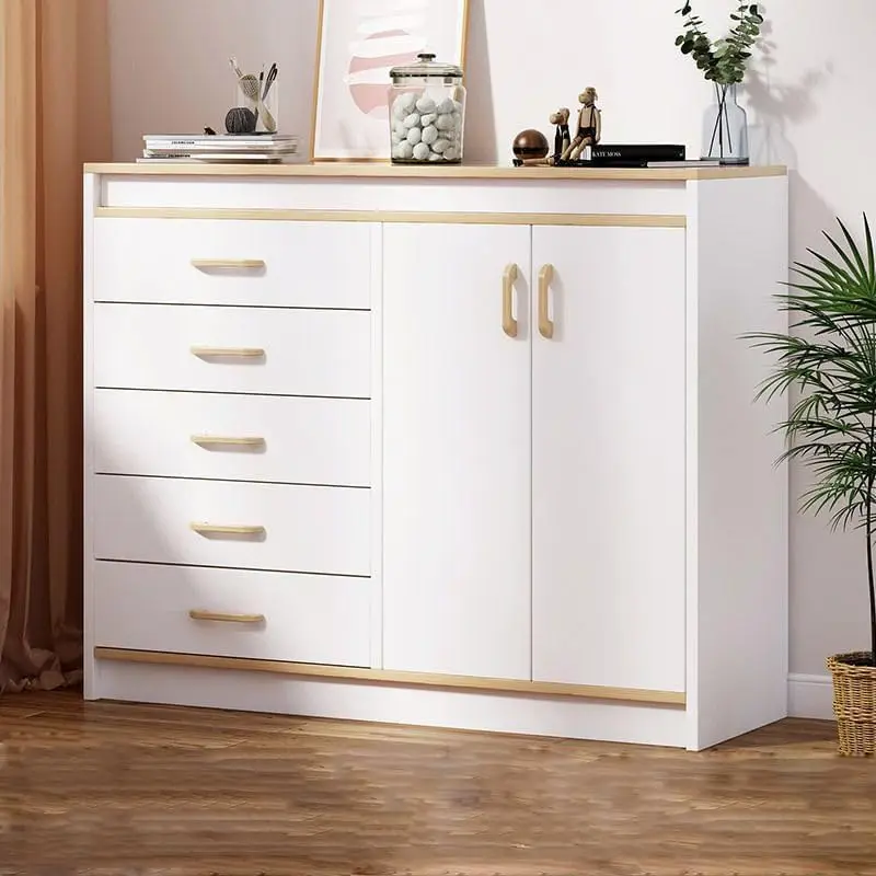 منظم تخزين خشبي فاخر بأدراج