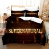 Popular TV Show Supernatural Bedding Set Comforter 3D Print Luxury Duvet Cover Set Home Textile Decor Queen King Single Size 4