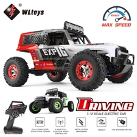 WLtoys 1/12 124006 Rc Car off Road 4x4 Trucks With LED light 2.4G Higt Speed Adults Professional Remote Control Climbing Cars 1