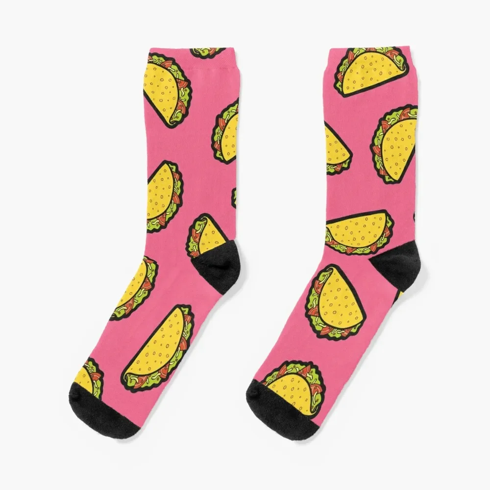 

It's Taco Time! In Pink! Socks Running cool winter gifts Male Socks Women's