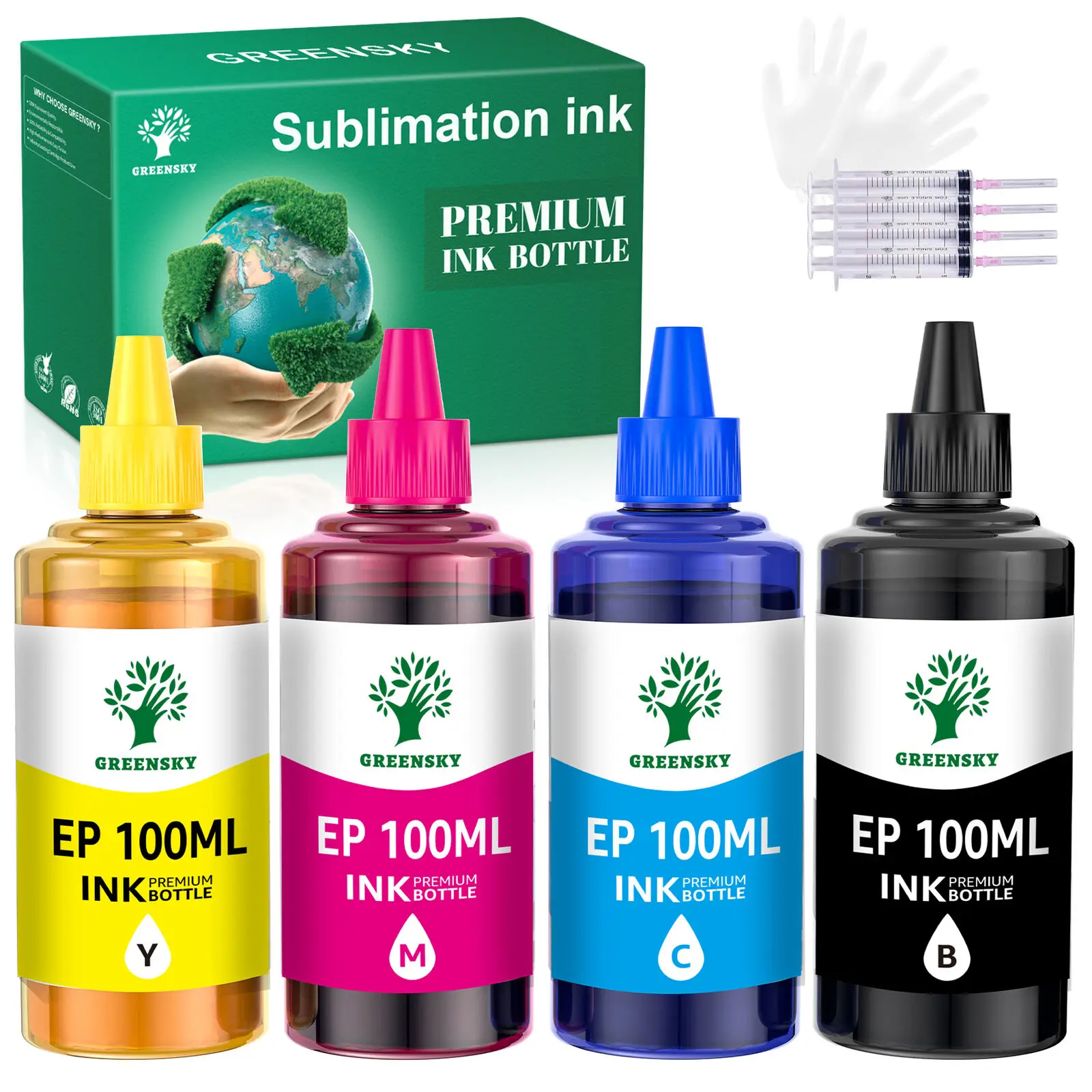 

4PK Sublimation Ink compatible for Ink Epson EcoTank ET-4750 ET-4760 ET-4800