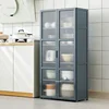 Multi-functional Kitchen Cabinets Household Storage Cabinet Nordic Minimalist Floor-standing Dish Microwave Pot Kitchen Cabinet 1