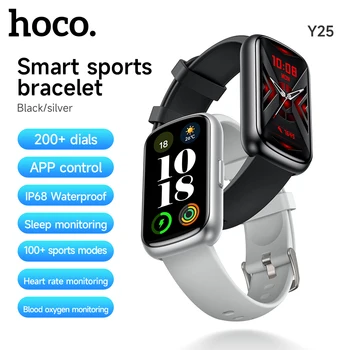 HOCO Y25 Touch Screen TFT da 1,47 pollici Smart Watch Supporto Monitoraggio del sonno Quadrante personalizzato Orologio sportivo Bluetooth 5.3 IP68 Impermeabile