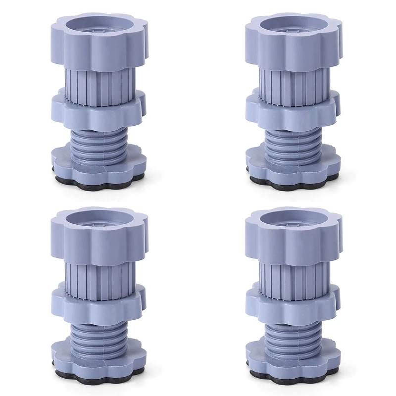 4Pcs Universal Adjustable Height Washing Machine Foot Pads Antivibration Refrigerator Base Fixed Pad Support Stands