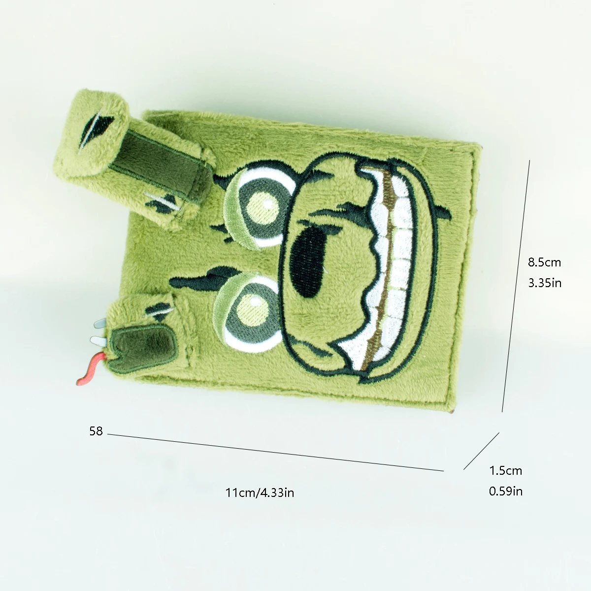 High-Quality 3D Stereo Bi-Fold Faux Fur Wallet Fashion Personalized Card Holder ID Card Slot