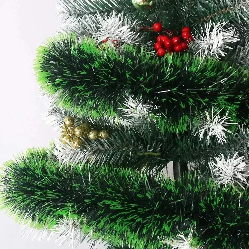 Christmas Tinsel Ribbons Green Cane Ribbon Garland Xmas Tree Hanging Pendent Wreath Ornament Home Party Decor Supplies
