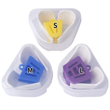 1pc Dental Occlusal Pad Rubber Bite Opener Blocks Mouth Prop S/M/L Teeth Prop Bite Block Rubber Opener Retractor 1