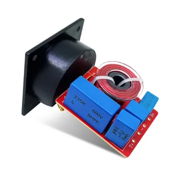 80W 2 Way Hi-Fi Speaker Frequency Divider Crossover Filters with Junction Box