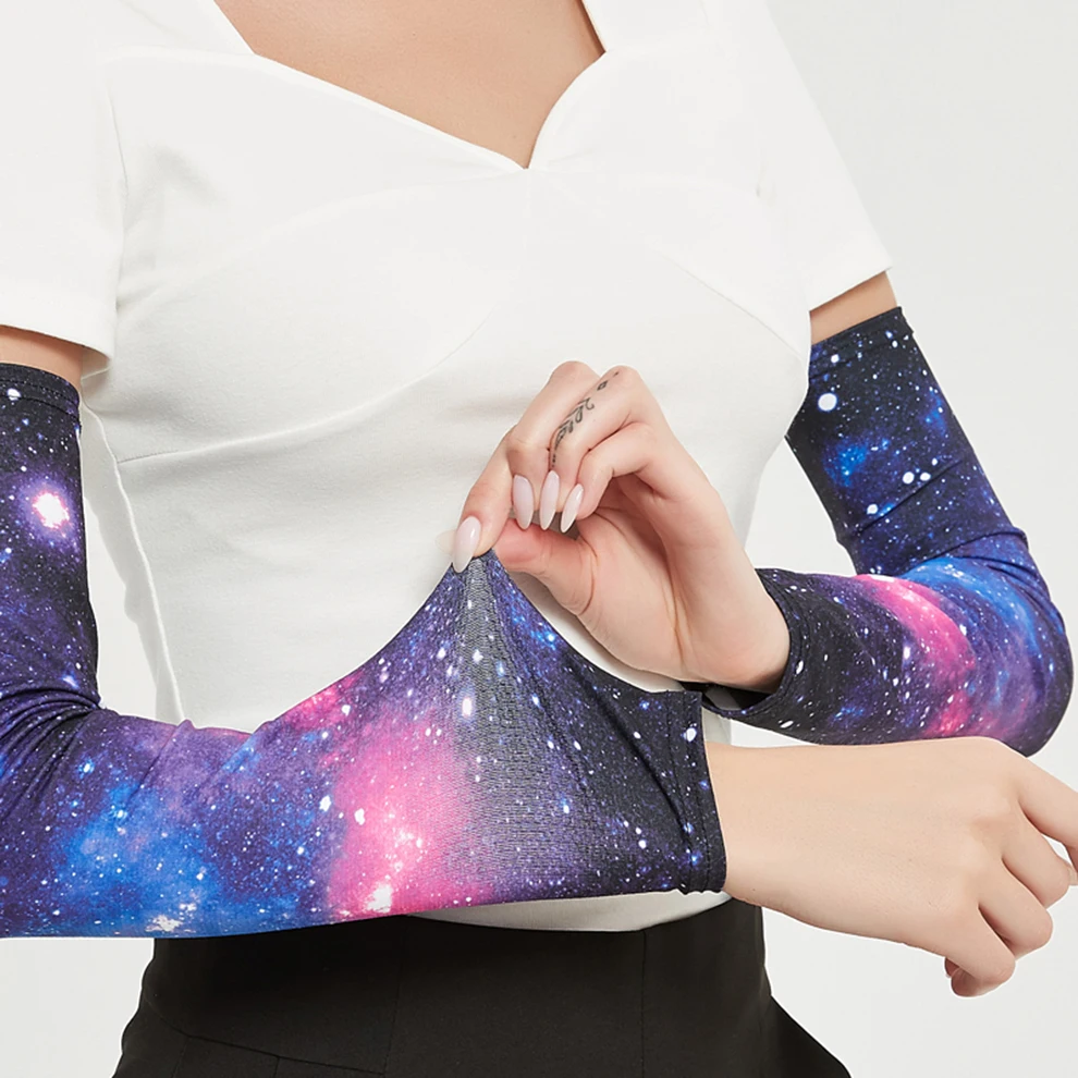 Summer Spider Arm Warmers Sport Arm Sleeves Manga Para Brazo Cycling Running Bike Elbow Sleeve Sunscreen Cuff Tattoo Guard Men 6