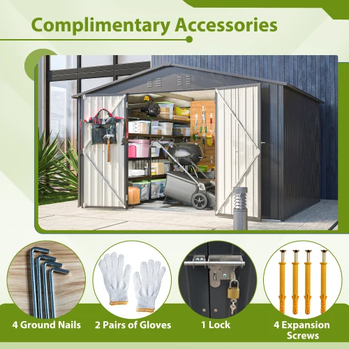 Metal Storage Shed 6