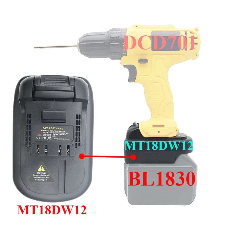 MT18DW12 DM18DW12 BS18DW12 Adapter Converter For Makita For