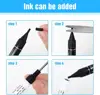 32mm Waterproof Deep Hole Marker Pens Long Nib Head Carpenter Pen Black/Blue/Red Ink for Multi-Purpose Woodworking Hand Tools 3