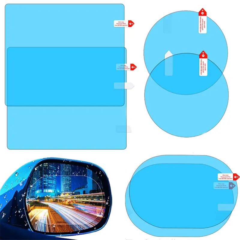 

Car sticker Rainproof Film for Car Rearview Mirror Car Rearview Mirror Rain Film Clear sight in rainy days Car film Auto Sticker
