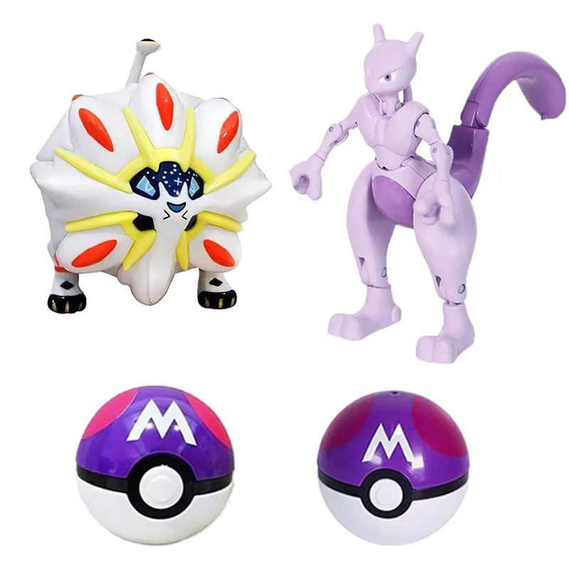 Lot de 6 Figurines Pokémon officielles 6 cm - Pikachu, Dracaufeu