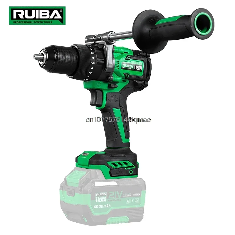 RUIBA 브러시리스 드릴 무선 스크루 드라이버 2200rpm 150N.m 토크 전력 무선 Makita 18V 리튬 배터리 도구