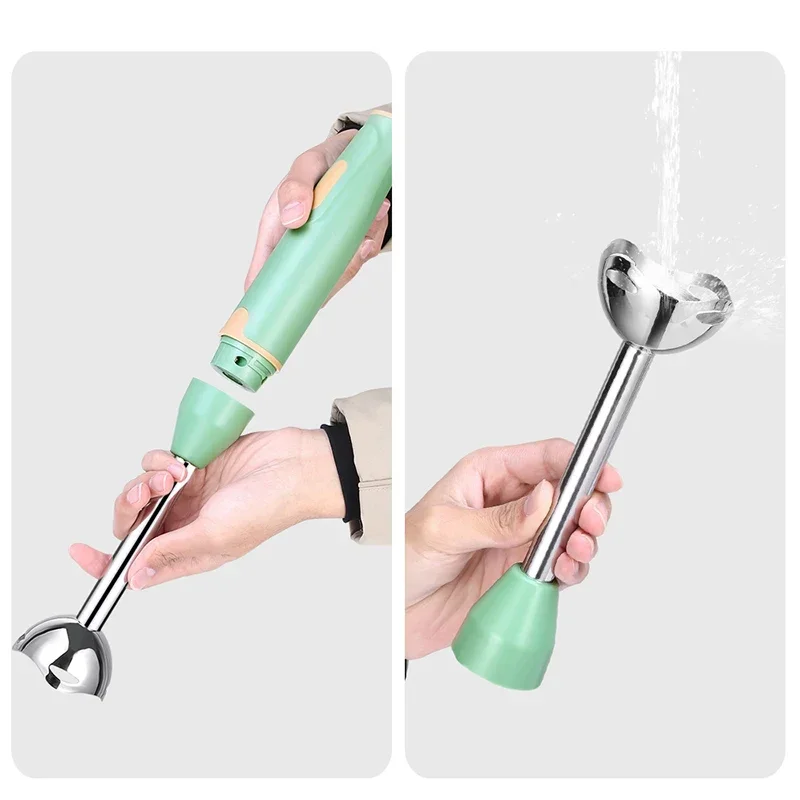 Immersion Hand Stick Blender Electric Food Vegetable Grinder Handheld Stick Mixer for Smoothies Sauces Baby Food Soups 4