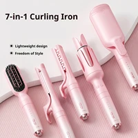 Lisseur automatique multi-styles avec têtes interchangeables, 2 milliards d'ions négatifs, 4 réglages de température pour tous types de cheveux 1