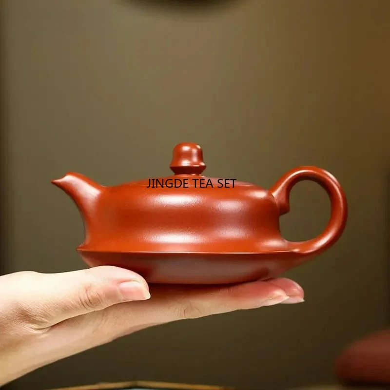 180ml Yixing purple clay teapot handmade raw ore Dahongpao mud beauty tea infusion pot Chinese Kung Fu tea set