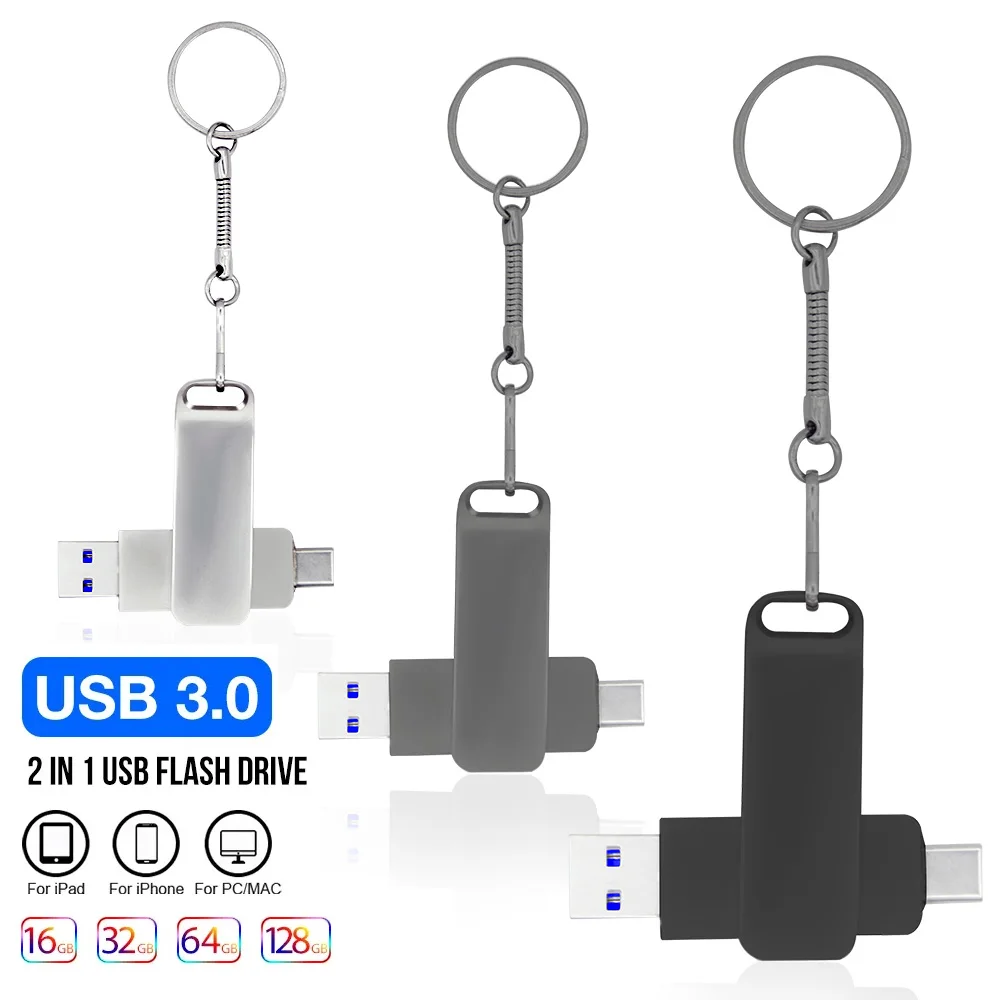 USB 3.0 U ũ  ̺, ݼ ޴  ̺, Ʈ, ƺ, º, USB CŸ, 32GB, 64GB, 128GB, 256GB