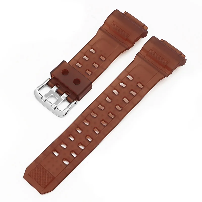 Black Waterproof Silicone Rubber Watch Band Strap - Durable Replacement Watchband Accessory