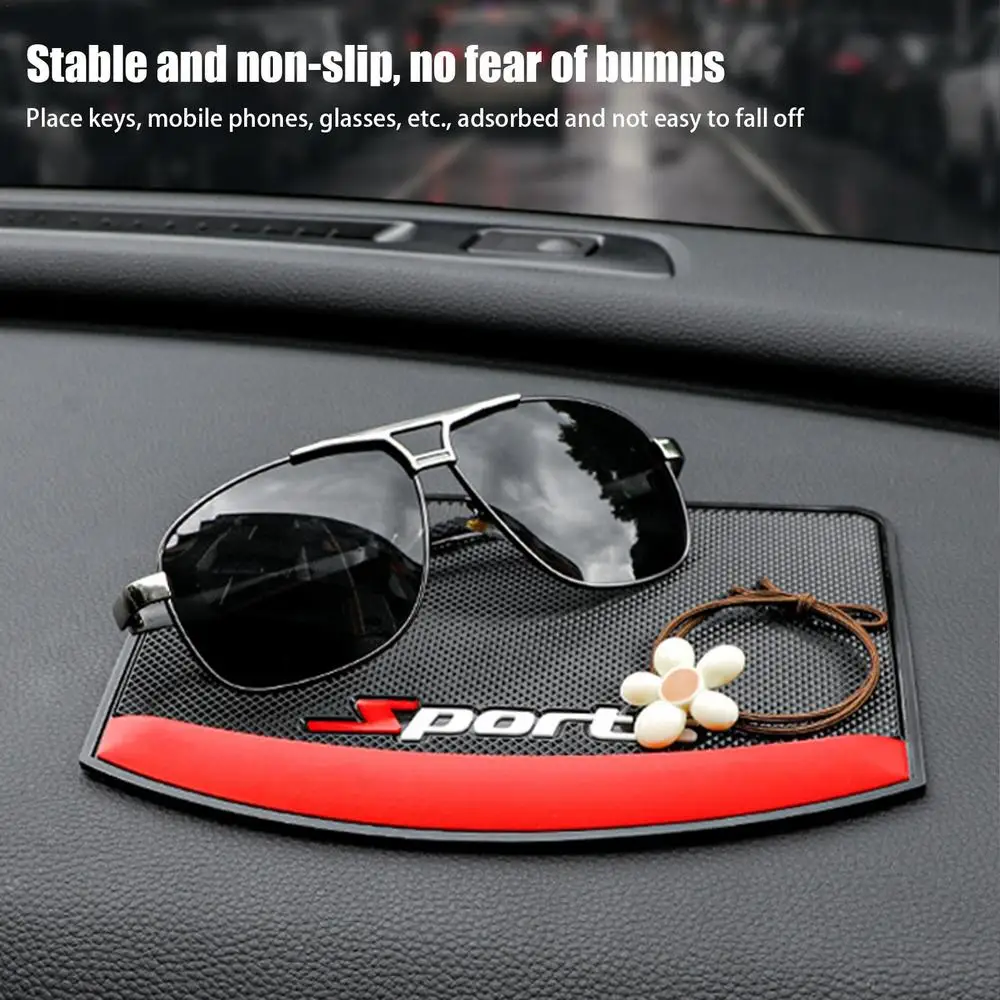 Dashboard Nonslip Pad SUV Dash Anti-Slide Mat Car Interior Decor Anti-Slide Car Dash Pad For Cell Phones Keys Sunglasses