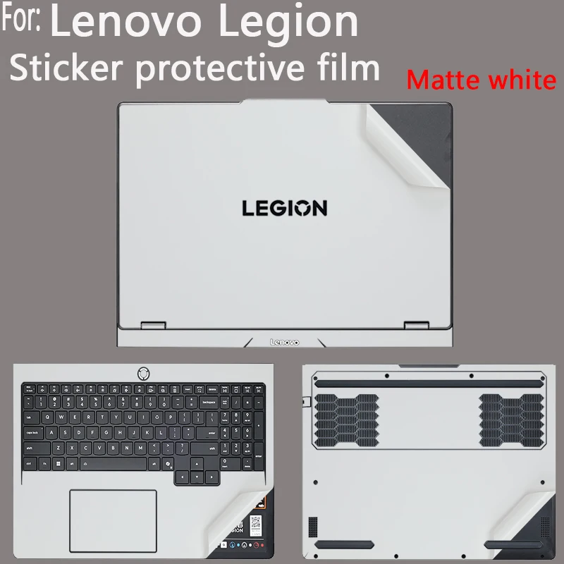 새로운 레노버 리전 프로 7 16AFR10H 16IAX10H 스티커 보호 필름 프로 5 16IRX10 16ADR10 10세대 노트북 쉘 바디 스킨 필름