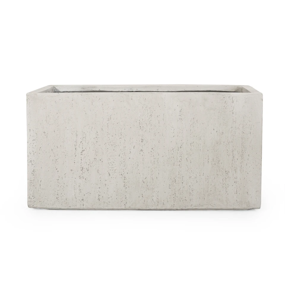 Large Outdoor Square Concrete Planter