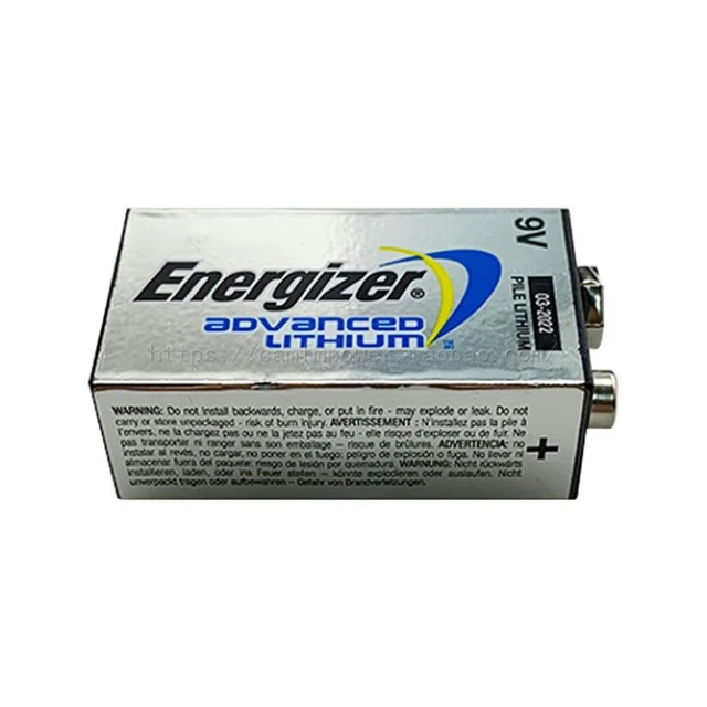 Energizer Energizer 9V Lithium Battery ESTIM FES Electric Stimulator FULUKE Electric Guitar