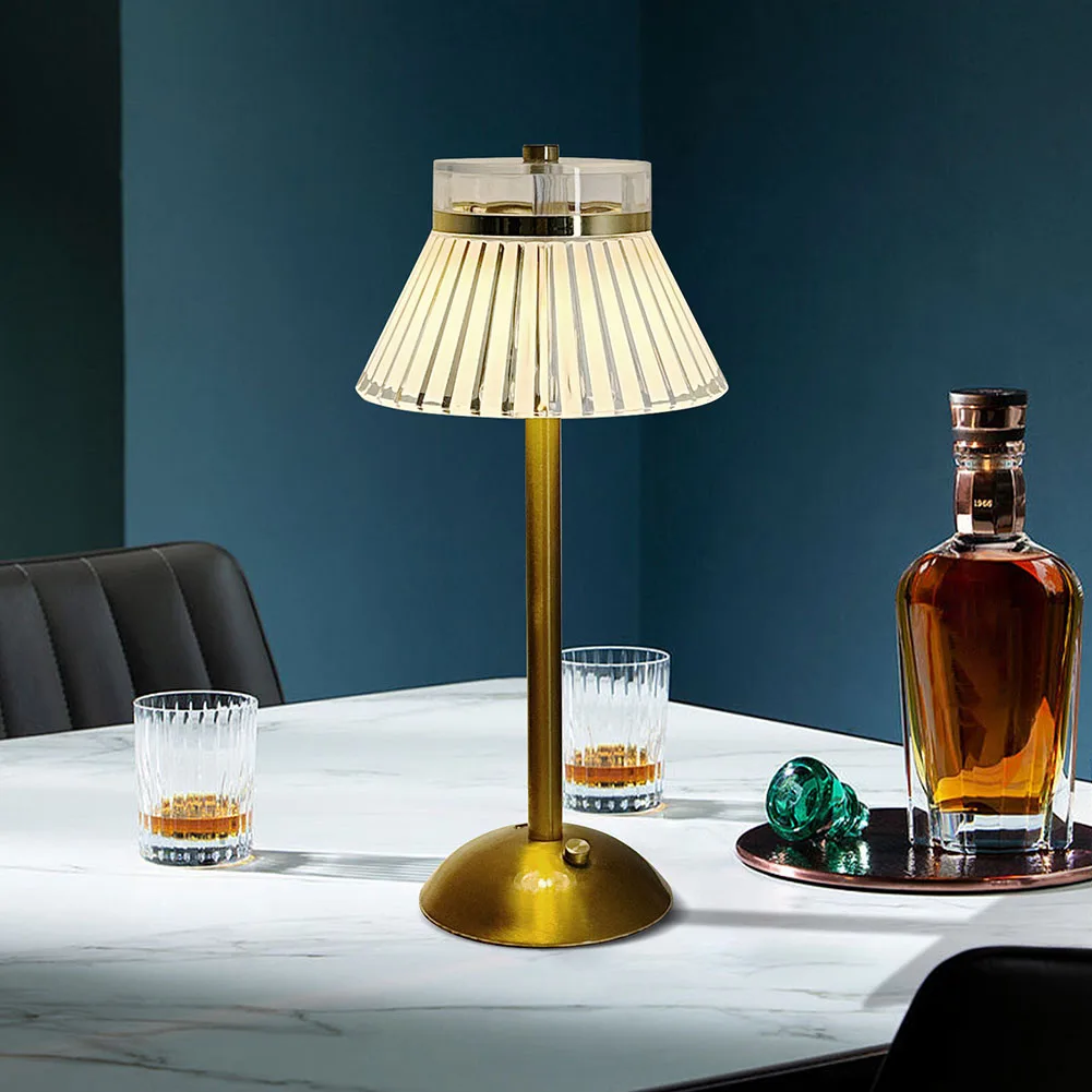

Crystal Table Lamp Type C Charging Rechargeable Touch Small Lamp Touch Control Jellyfish Crystal Lamp for Bedroom Bar Restaurant