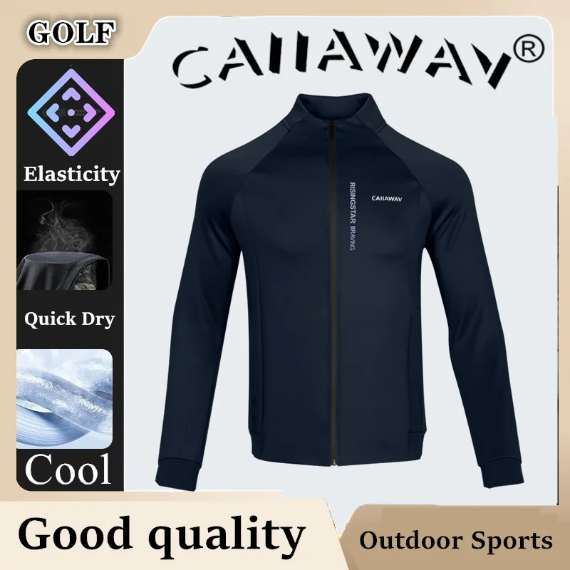 Authentic CAIIAWAV Golf Coat Men's Clothing Coat Sports Leisure Comfortable Long Sleeve GOLF Coat Men's
