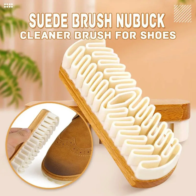 Brosse de nettoyage en daim, brosse à chaussures, nettoyeur de chaussures pour chaussures/bottes/sacs en matériau Nubuck, nettoyeur d'épurateur, brosse en daim