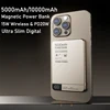 10000mAh Portable Magnetic Power Bank For Magsafe Wireless External Auxiliary Battery Pack IPhone 16 15 14 13 12 11 Pro Max Plus 1
