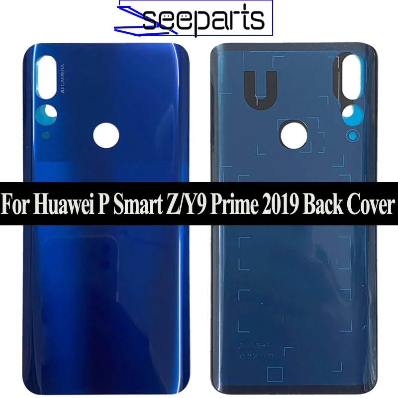 Per Huawei P Smart Z Cover Posteriore Della Batteria Custodia Per Huawei Y9 Prime 2019 Coperchio Della Batteria Porta Dell'Alloggiamento Posteriore