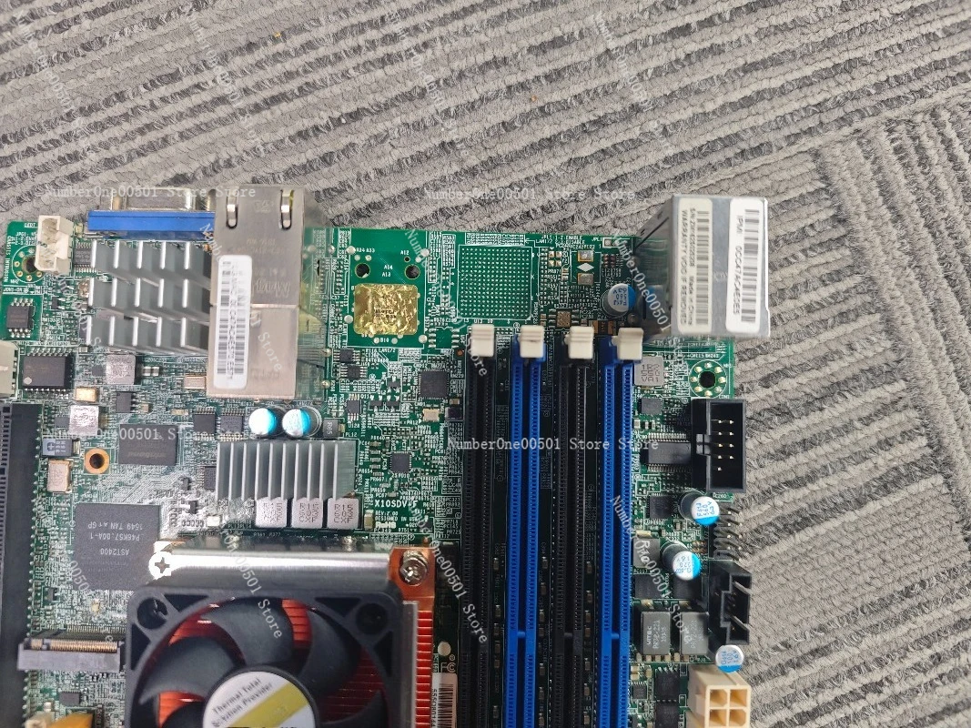 슈퍼마이크로 X10SDV-4C-TLN2F 미니 ITX 마더보드 제온 D-1521 듀얼 10GbE LAN 포트 IPMI NAS 서버용