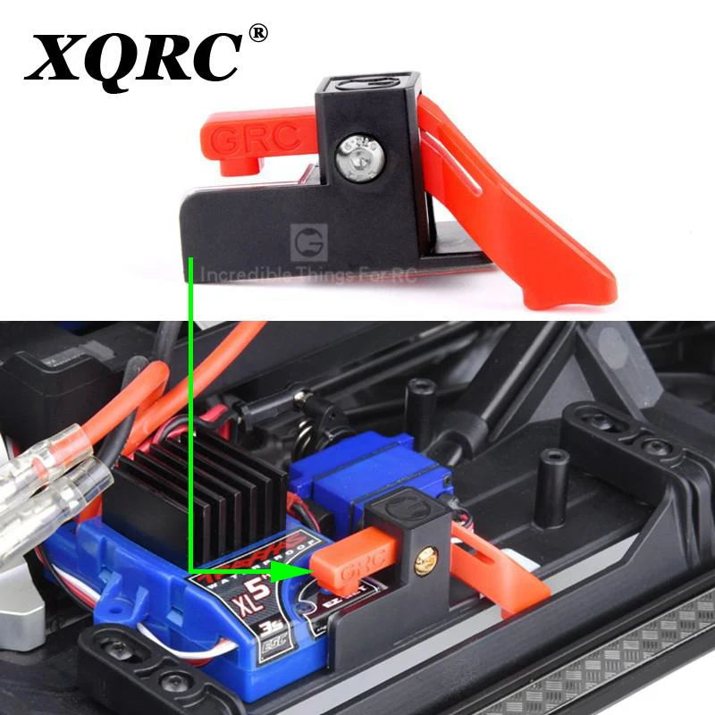 Trx4 ESC 간단한 시작 트리거 전원 스위치 1 / 10 RC 궤도 차량 업그레이드 trx 4 Defender 자동차