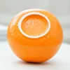 Orange Vase Ceramic Hydroponic Plant Utensils Living Room Office Ornaments Creative Flower Arrangement Small Vase 4