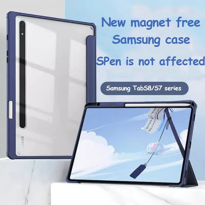 

Acrylic Case For Samsung Galaxy Tab S9 FE Plus 12.4 S9 FE 10.9 S6 Lite 10.4" A8 10.5 S7 S8 S9 11" S7 Plus S7 FE S8 S9 Plus 12.4"