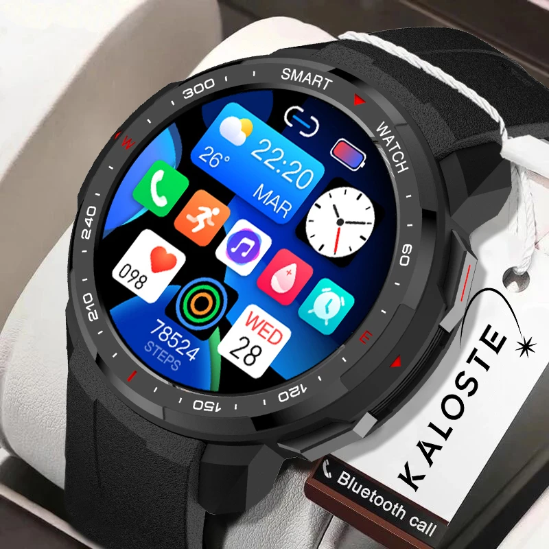 2022 New Bluetooth Call Smart Watch 8G ROM Men Recording Local Music Fitness Tracker Smartwatch For Huawei GT2 pro Xiaomi phone