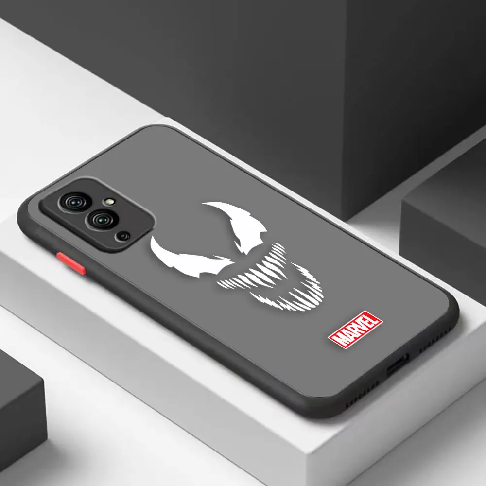 Matte Case for Oneplus 10 9 8T 8 7 7T 6 6T 5T PRO NORD CE 2 N10 N100 5G Case Funda Coque Capa Shell Marvel Spiderman Venom LOGO