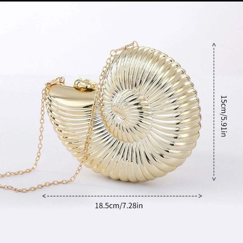 Casual Metal Chain Wallet Purse Handbag Evening Bag Shoulder Bag for Women E74B