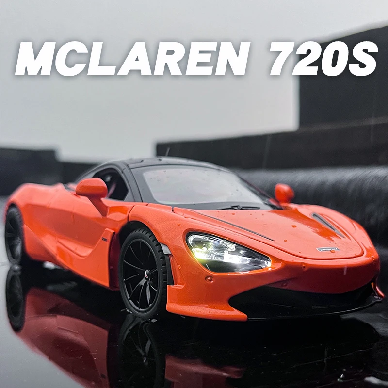 1/24 Scale McLaren 720S Alloy Model Sport Car Diecast Metal Toy