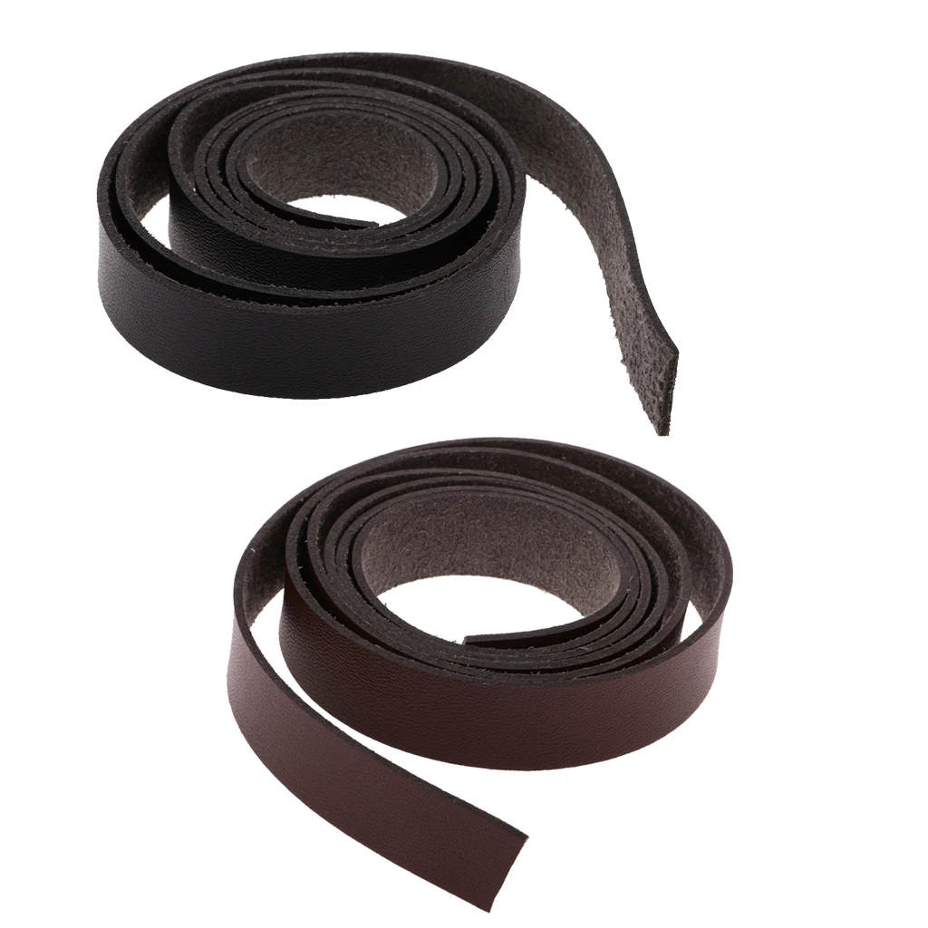 DIY Crafts Leather Strap 2 Meters Long 15mm Wide Leather Craft Strips DIY Supplies leather craft straps