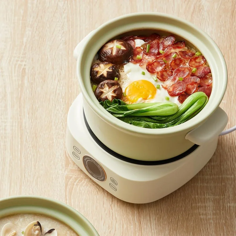 3L Slow Cookers Fast Stew Pot for Casserole Rice Porridge Chinese Soup Maker