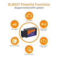 Diagnostic Tools for Apple Android Windows V2.1 ELM327 OBD2 Bluetooth Car Detector Diagnostic Tool Automatic Fault Scanning Tool - Image 3