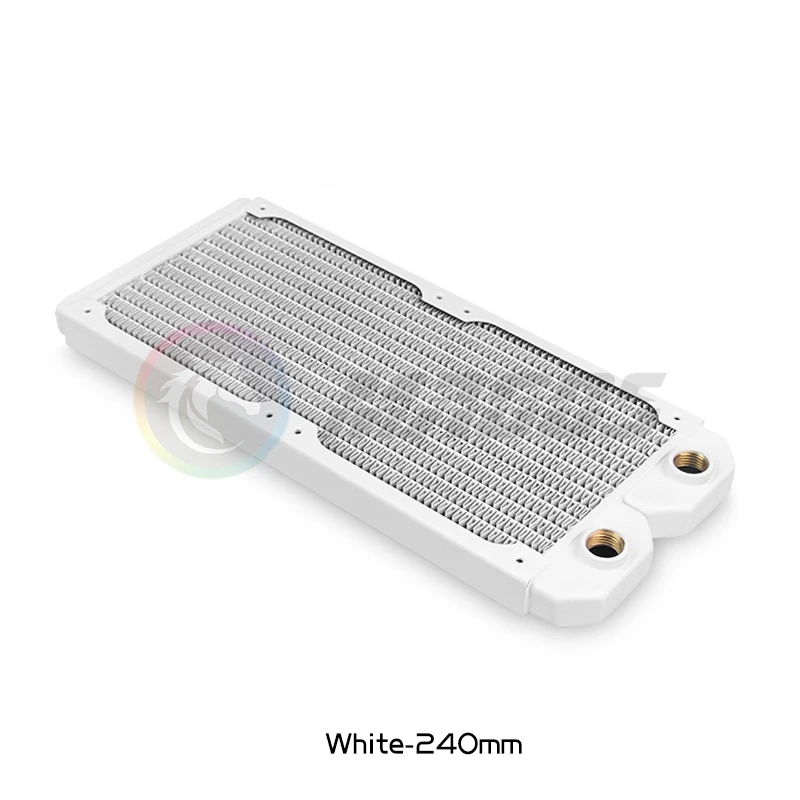 Dissipatore D'Acqua Per PC 120mm | Radiatore In Rame A 12 Tubi, Filettatura G1/4 - 4
