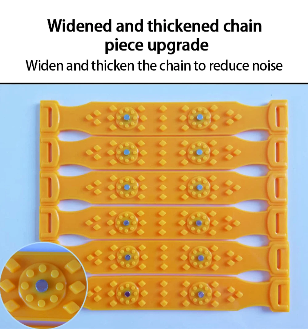 Tire Wheels Chains Endures Abrasion Bears Low Temperature Durable Anti Skid Car Snow Tpu Chains