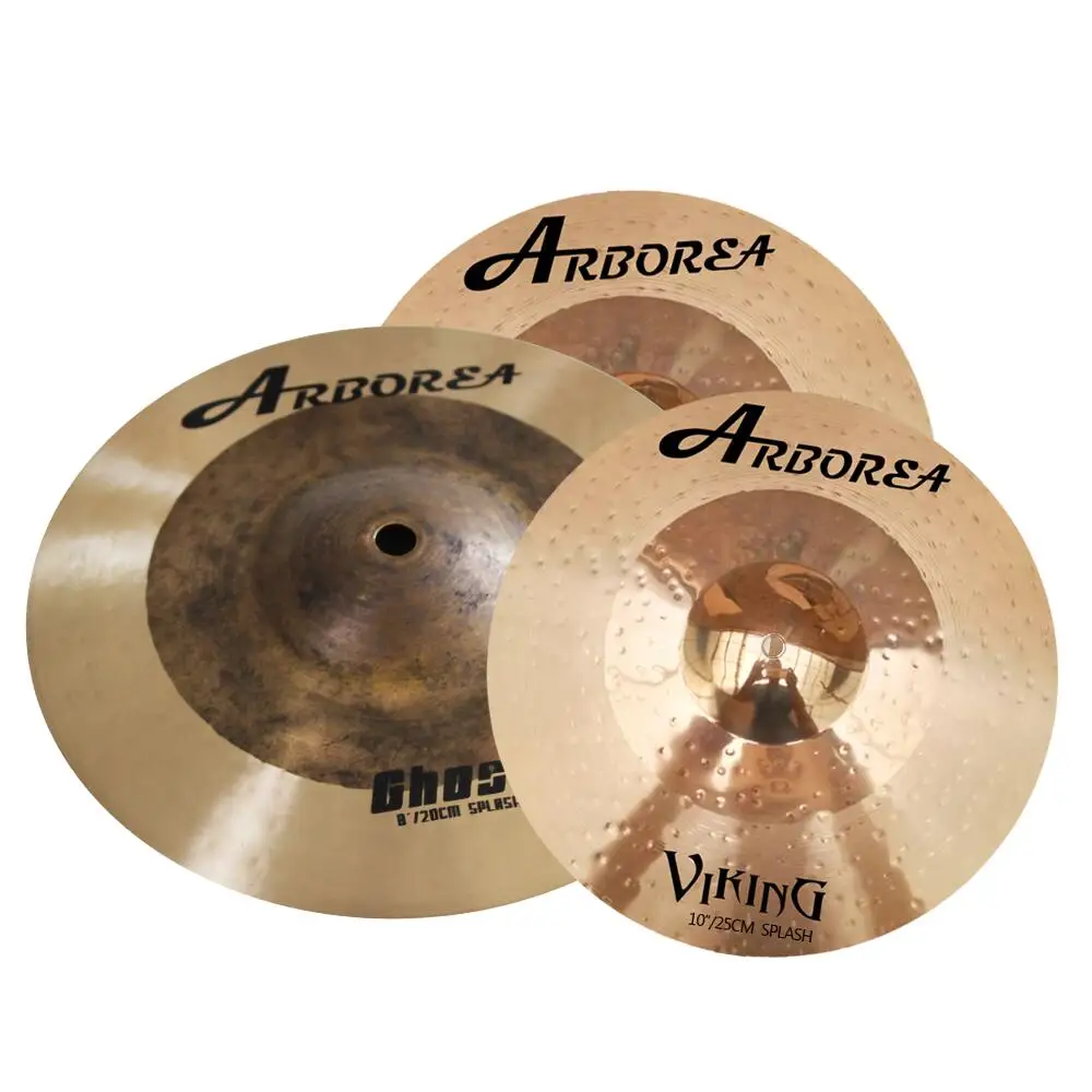 Arborea Cymbal Ghost Series 8" Splash Viking Series 10" 12" Splash for Drum Set