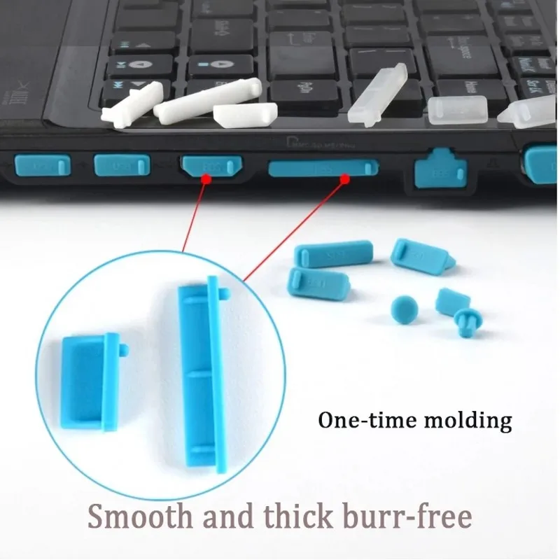 16pcs/set Colorful Anti Dust Plug for Laptop Silicone Cover Stopper Laptop Dustproof USB Interface Waterproof Cover dust plug notebook dust plug usb dust plugs laptop dust plug